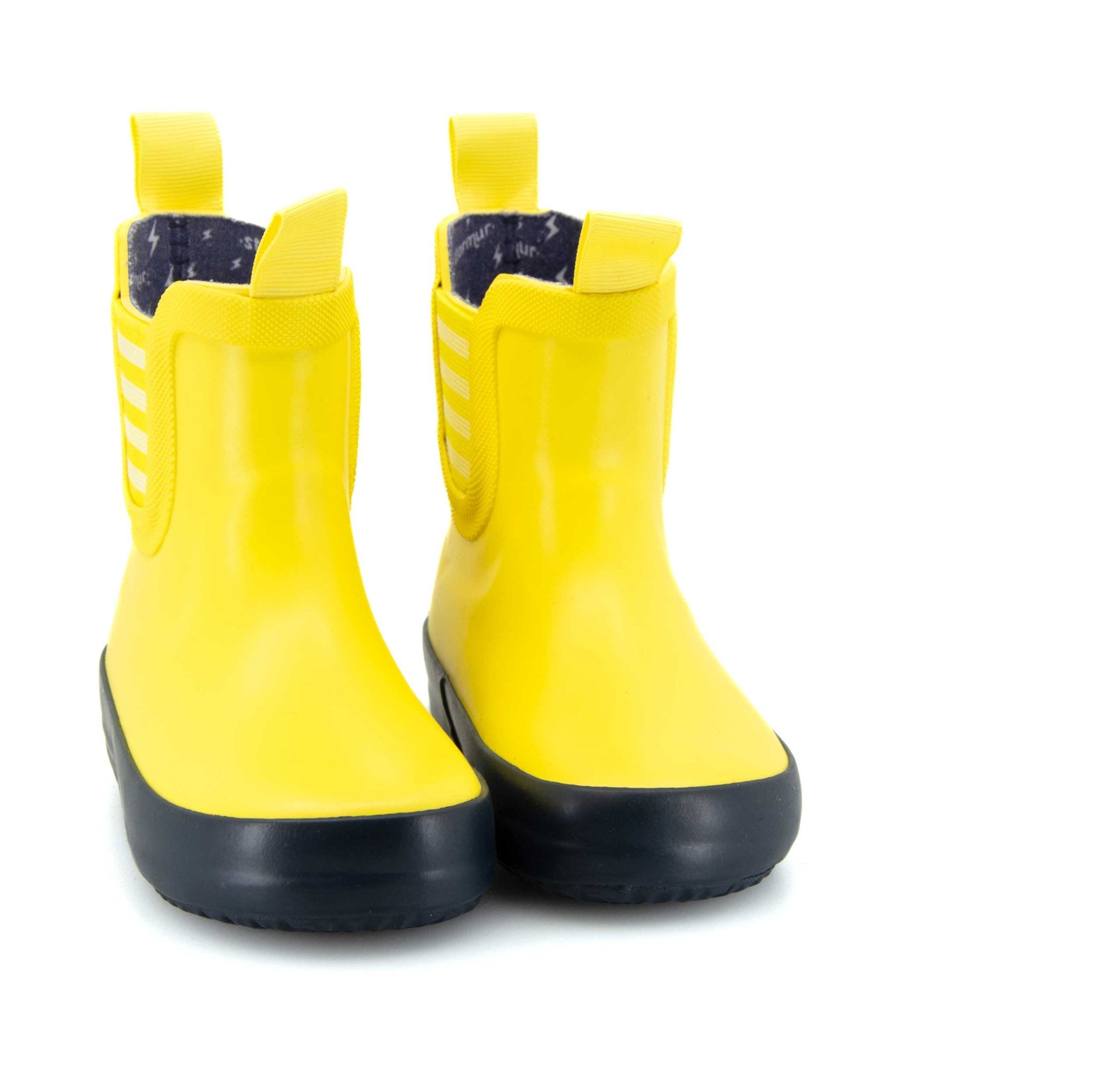 Splasher Toddler Gumboots Yellow & Navy 7 | Wellies Online