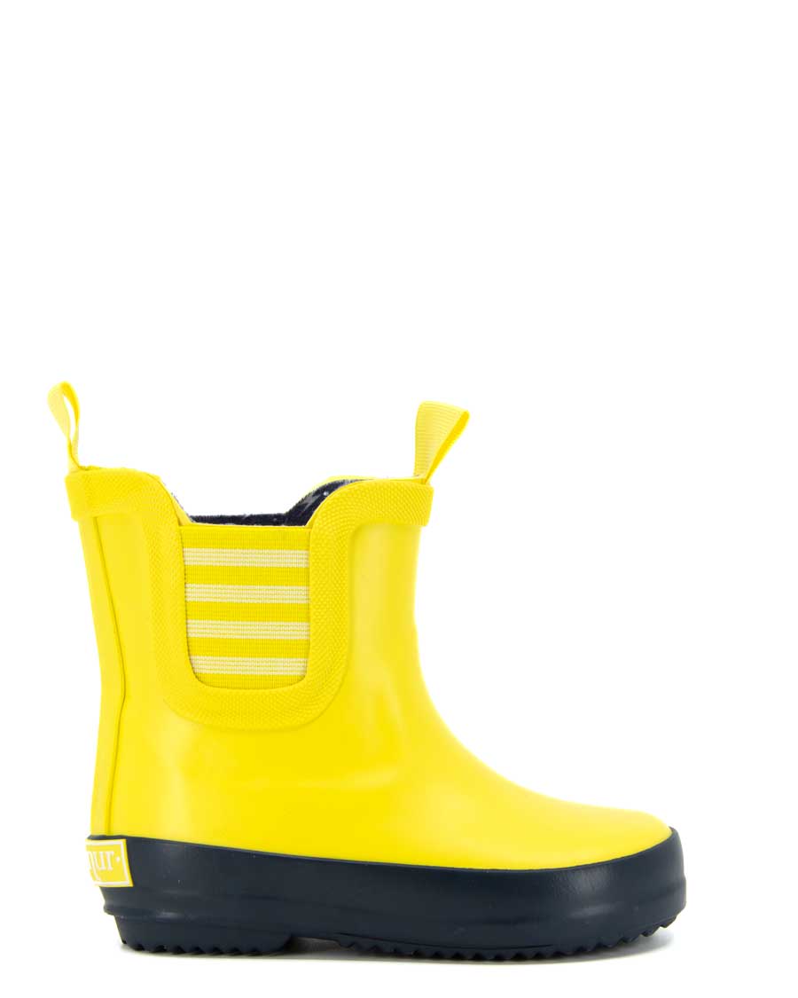 Splasher Toddler Gumboots Yellow & Navy 1 | Wellies Online
