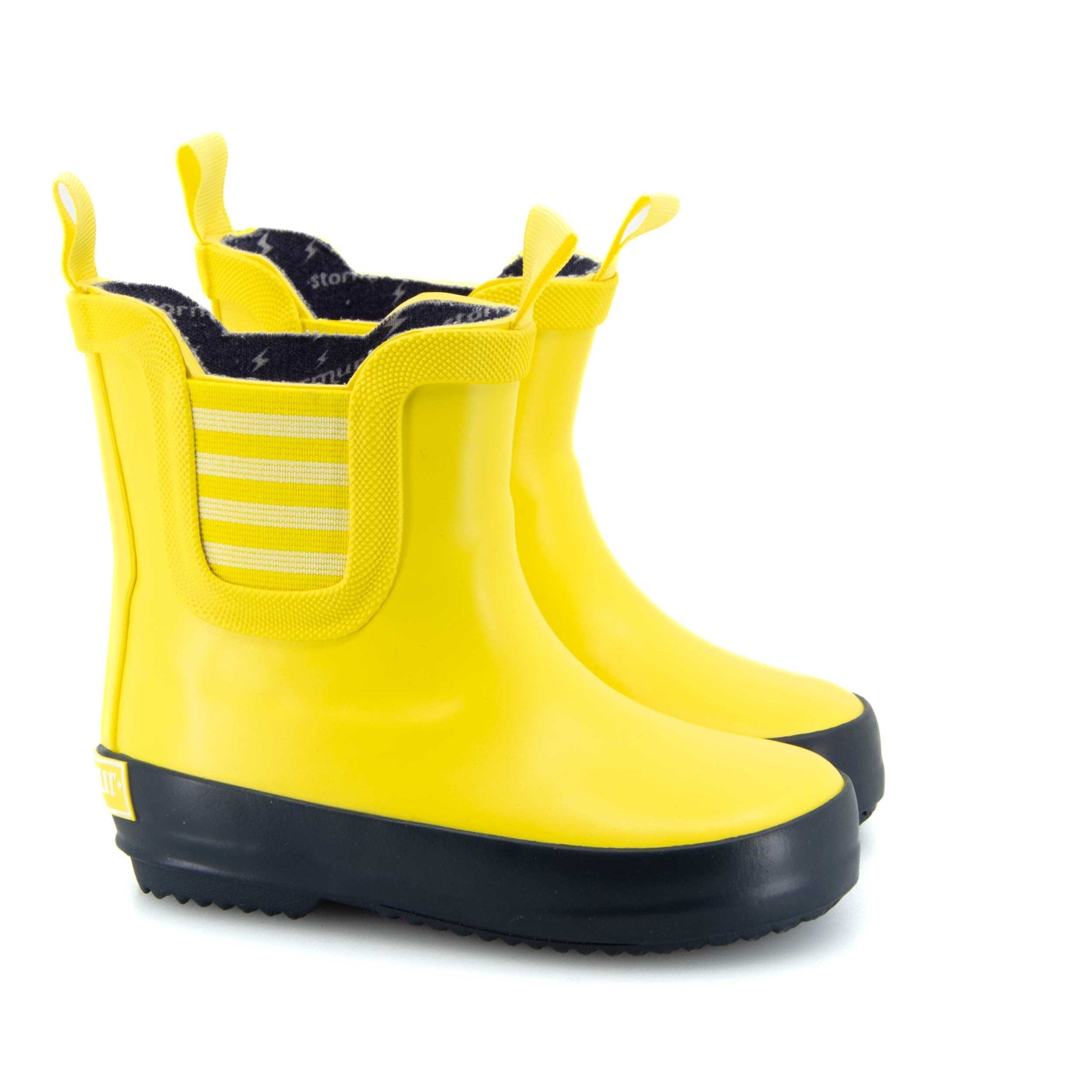 Splasher Toddler Gumboots Yellow & Navy 3 | Wellies Online