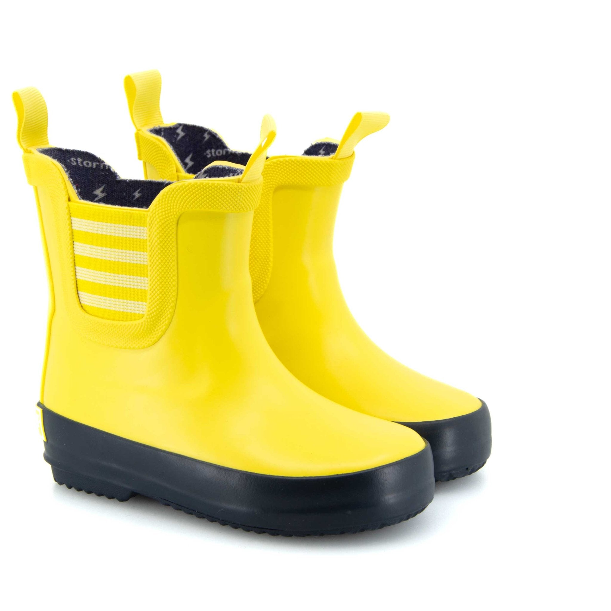 Splasher Toddler Gumboots Yellow & Navy 4 | Wellies Online