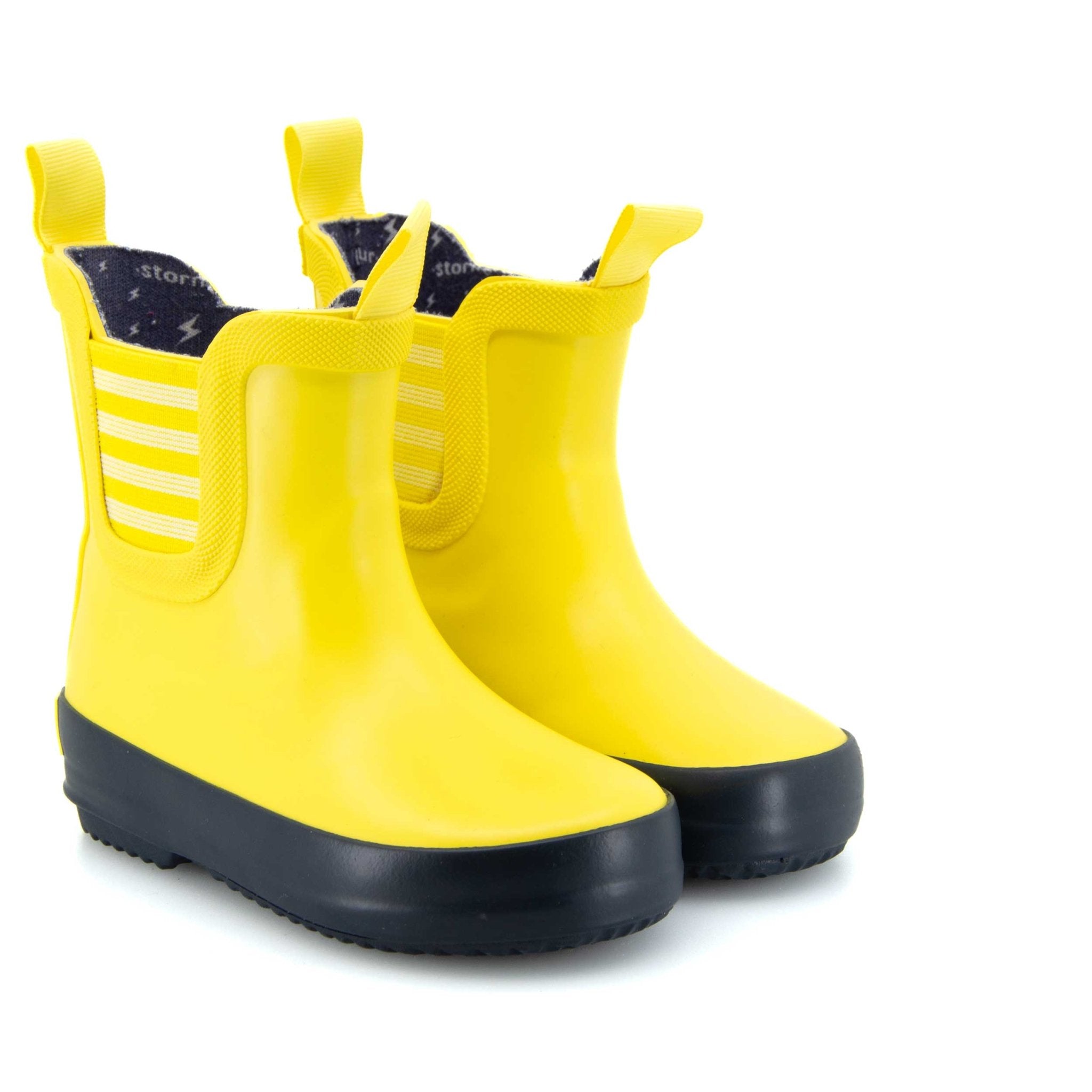 Splasher Toddler Gumboots Yellow & Navy 5 | Wellies Online