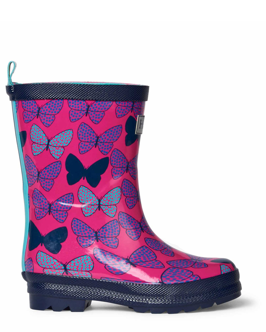 Spotted Butterflies Shiny Gumboots 1 | Wellies Online