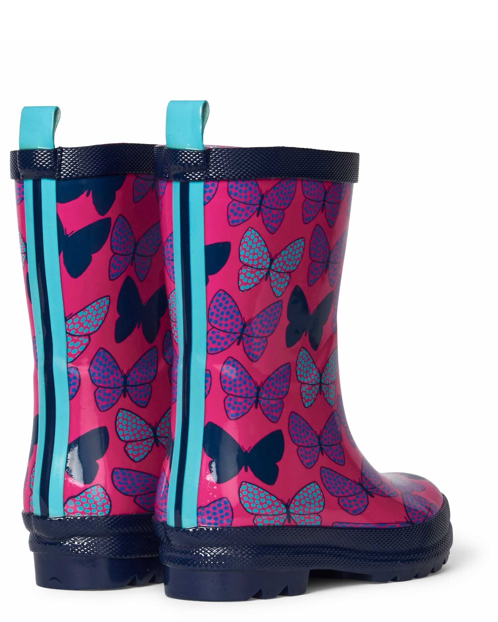 Spotted Butterflies Shiny Gumboots 2 | Wellies Online