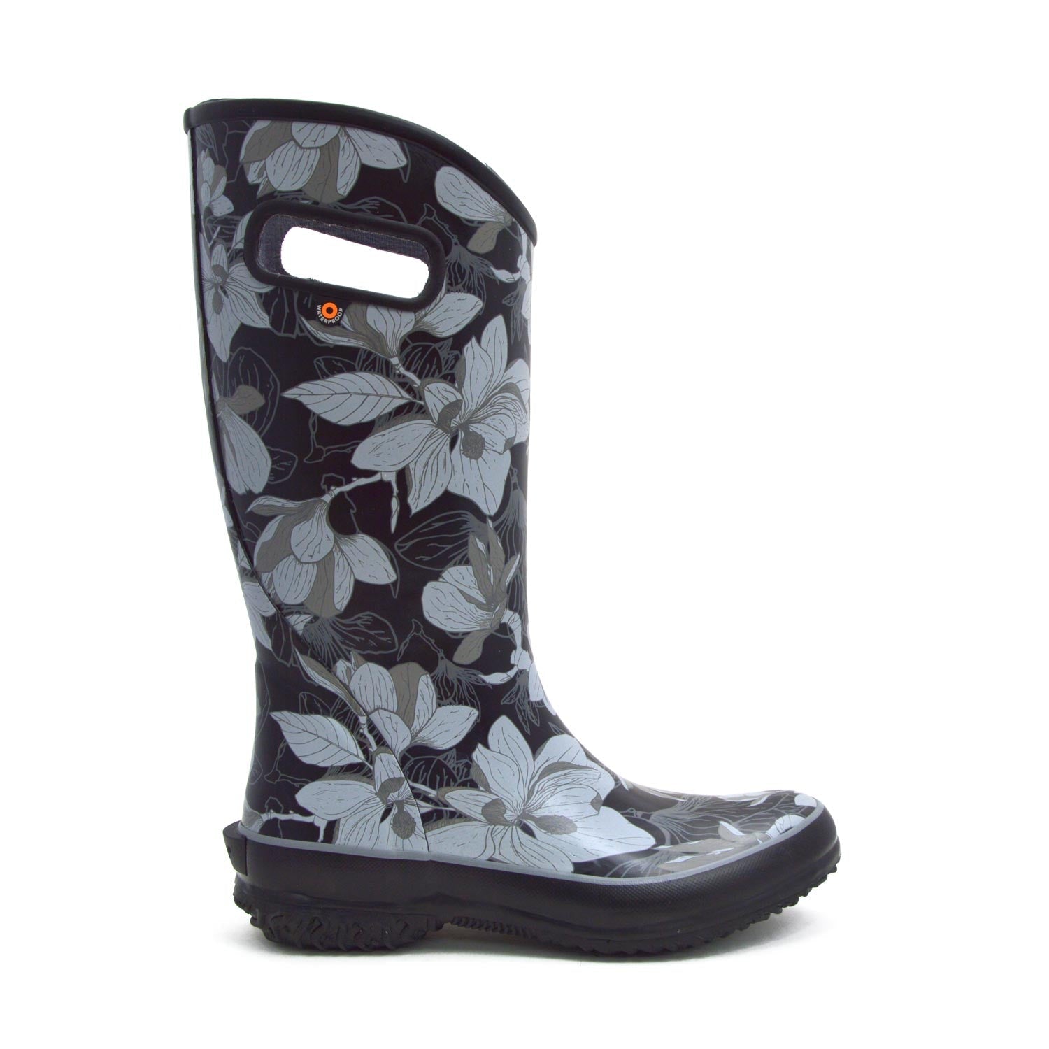 Spring Vintage Rain Boots Black 2 | Wellies Online
