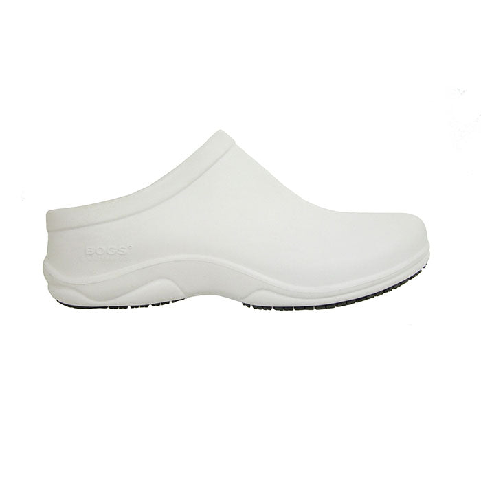 Stewart Mens White Clog