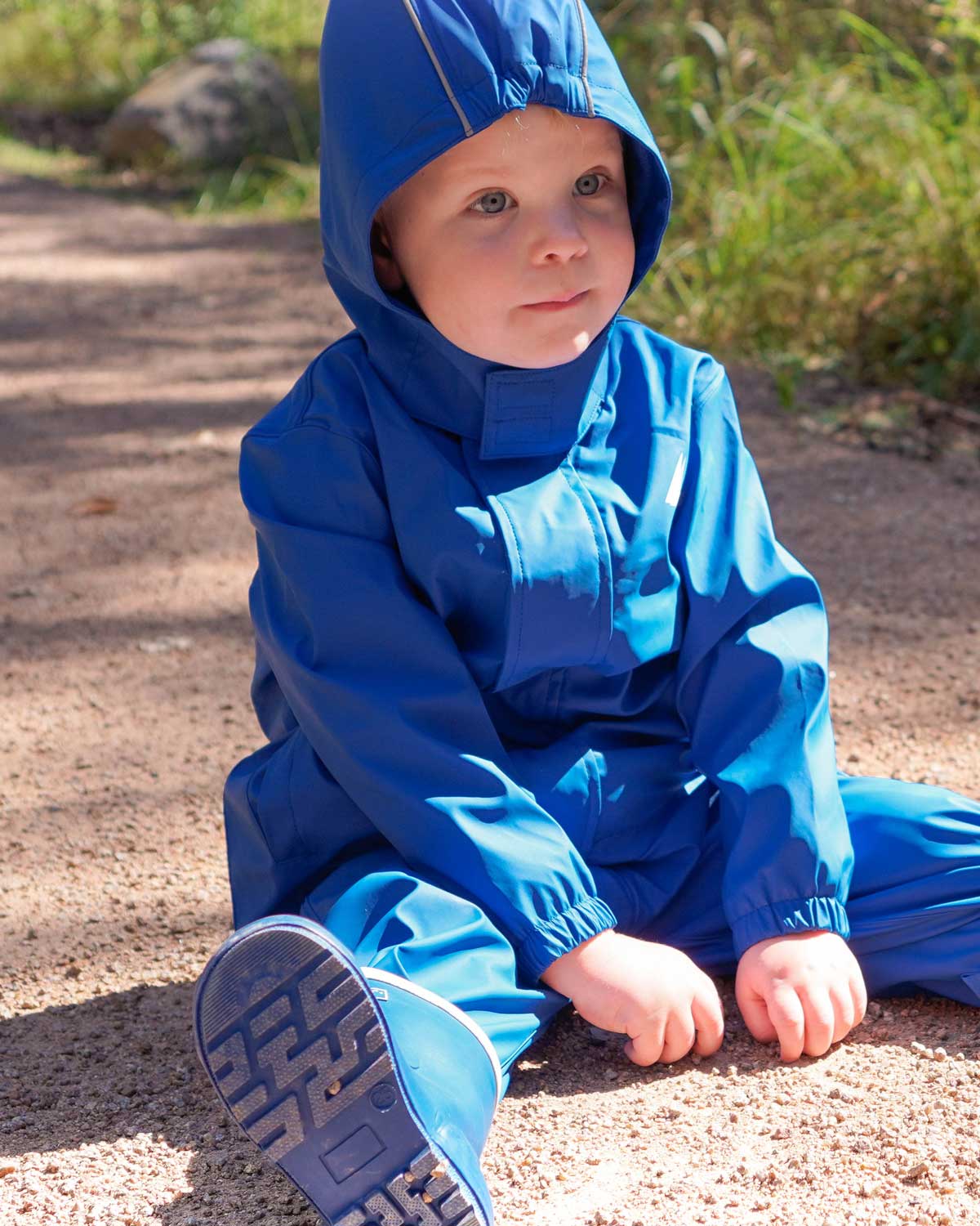 Splasher Blue Waterproof Raincoat