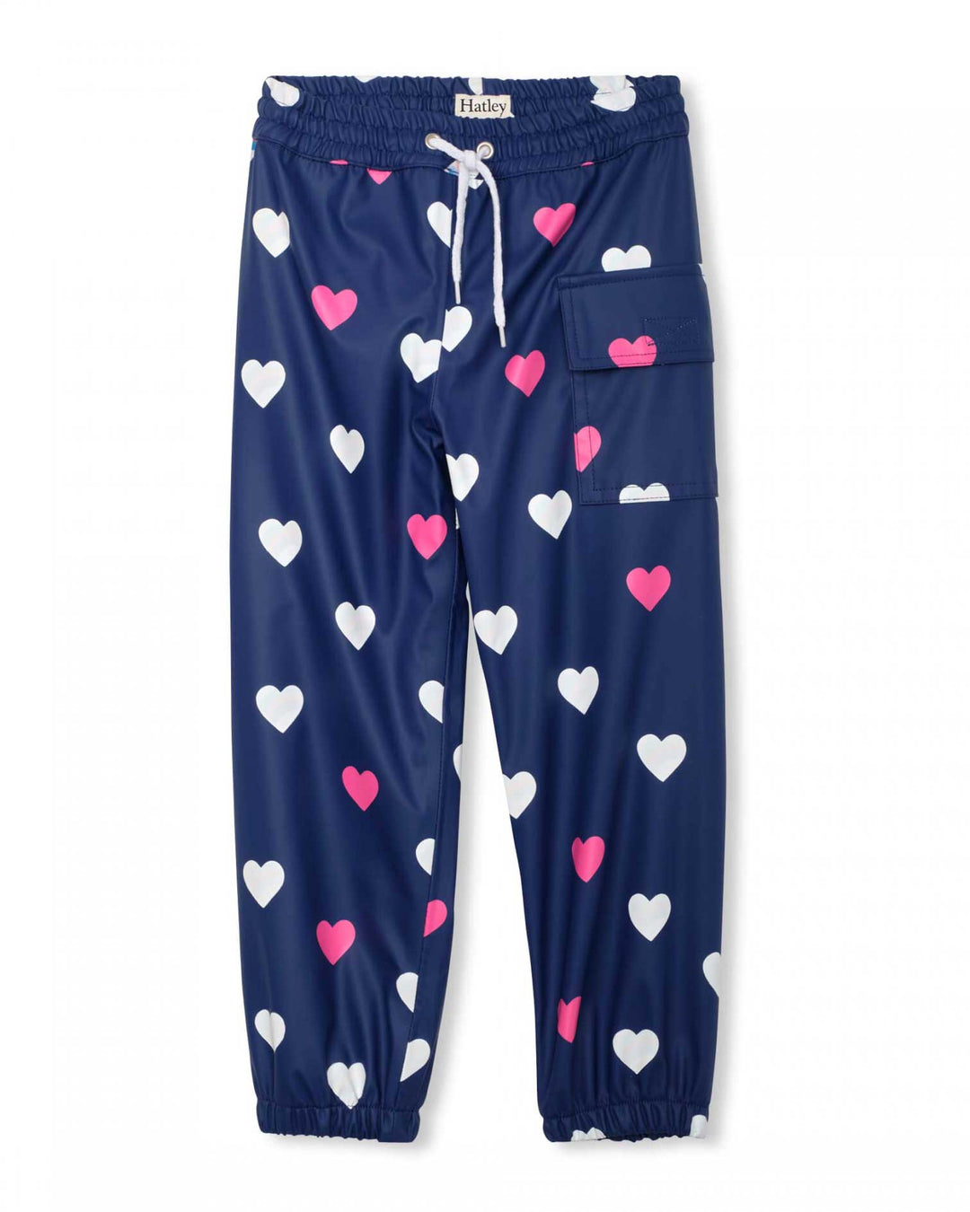 Striped Hearts Changing Colour Splash Pants 1 | Wellies Online