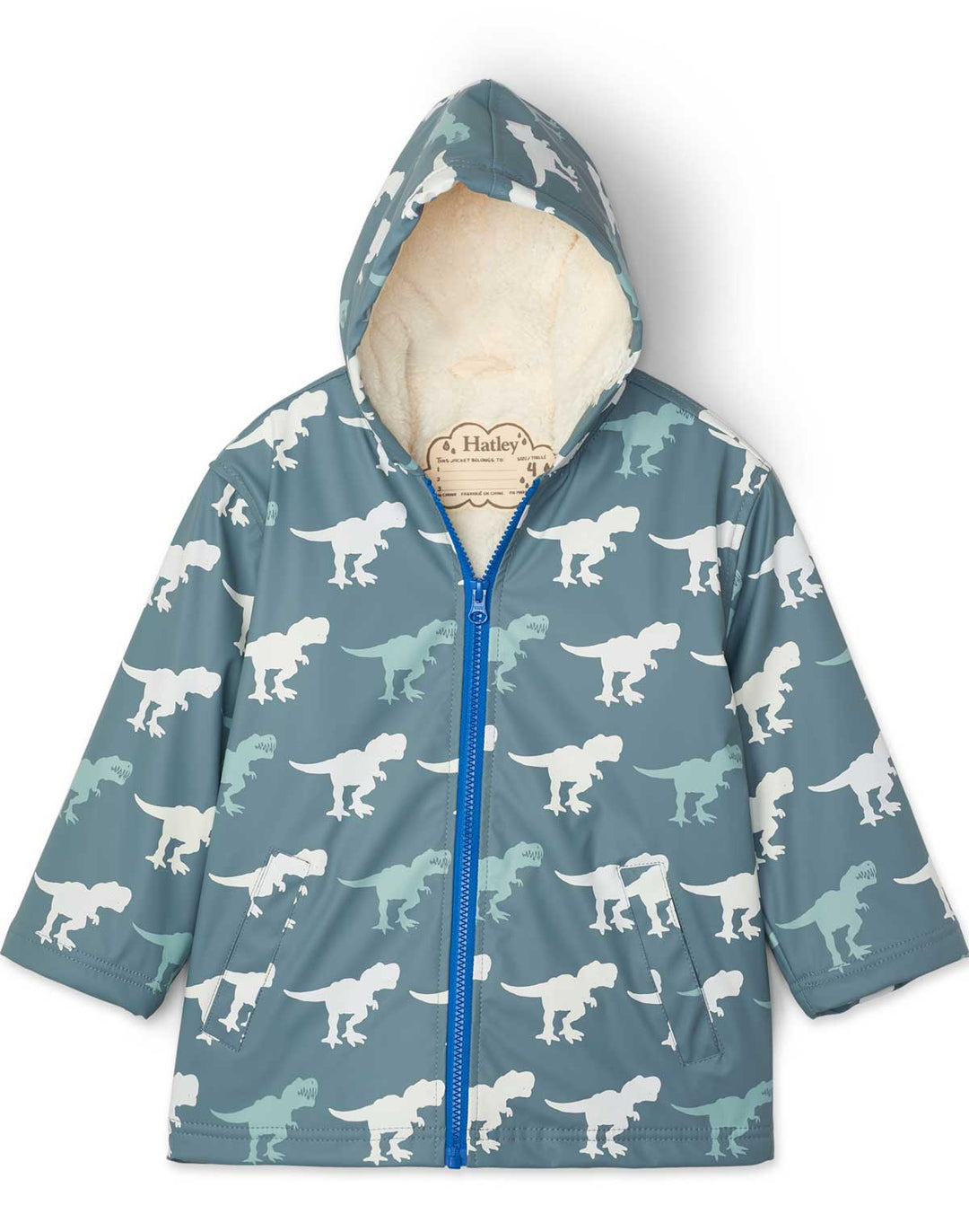T - Rex Sherpa Lined Colour Changing Splash Jacket 1 | Wellies Online