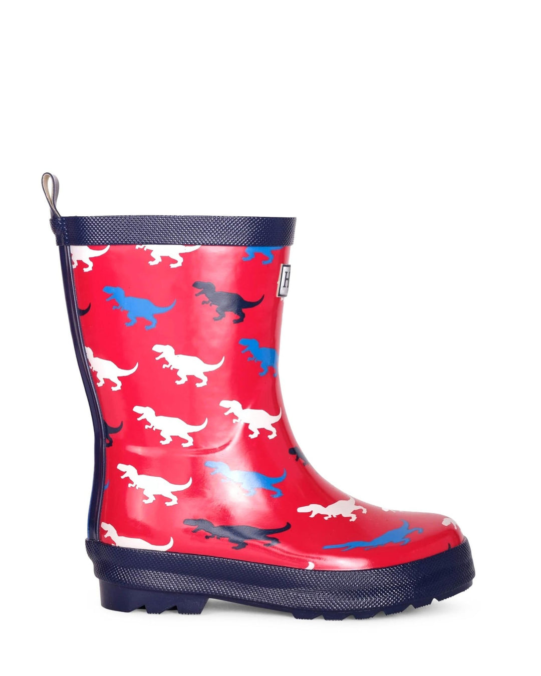 T - Rex Silhouettes Shiny Gumboots 1 | Wellies Online