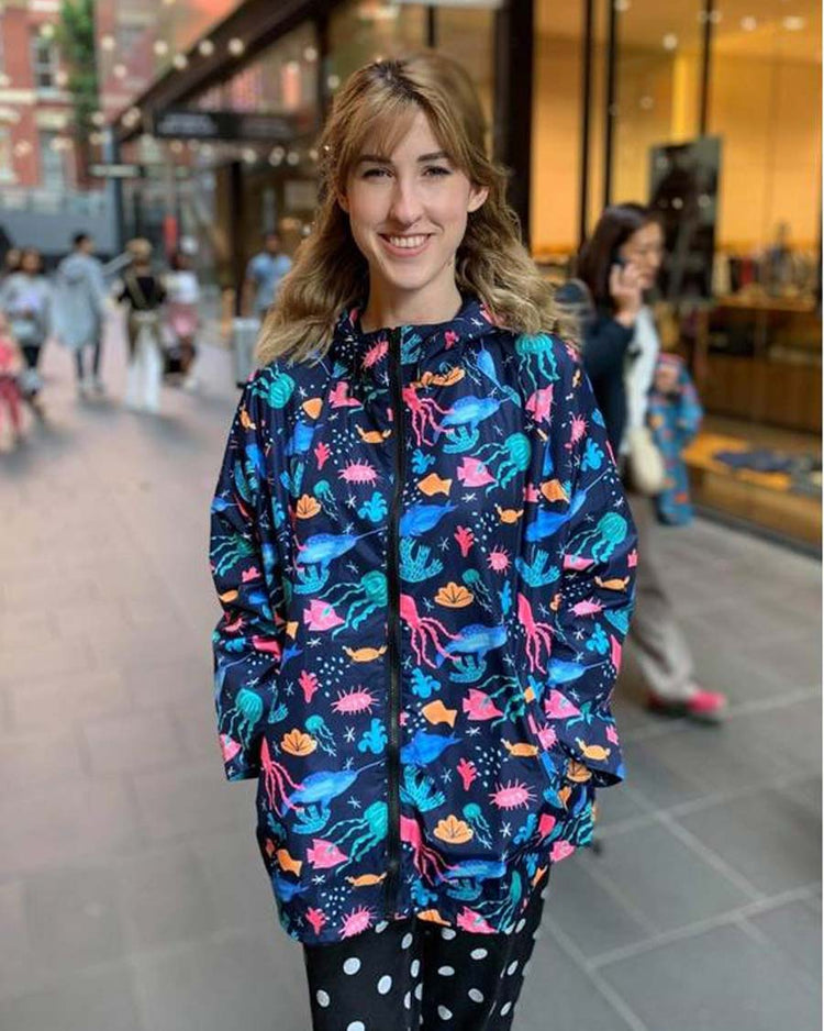 Tropical Seas Womens Rain Jacket 1 | Wellies Online