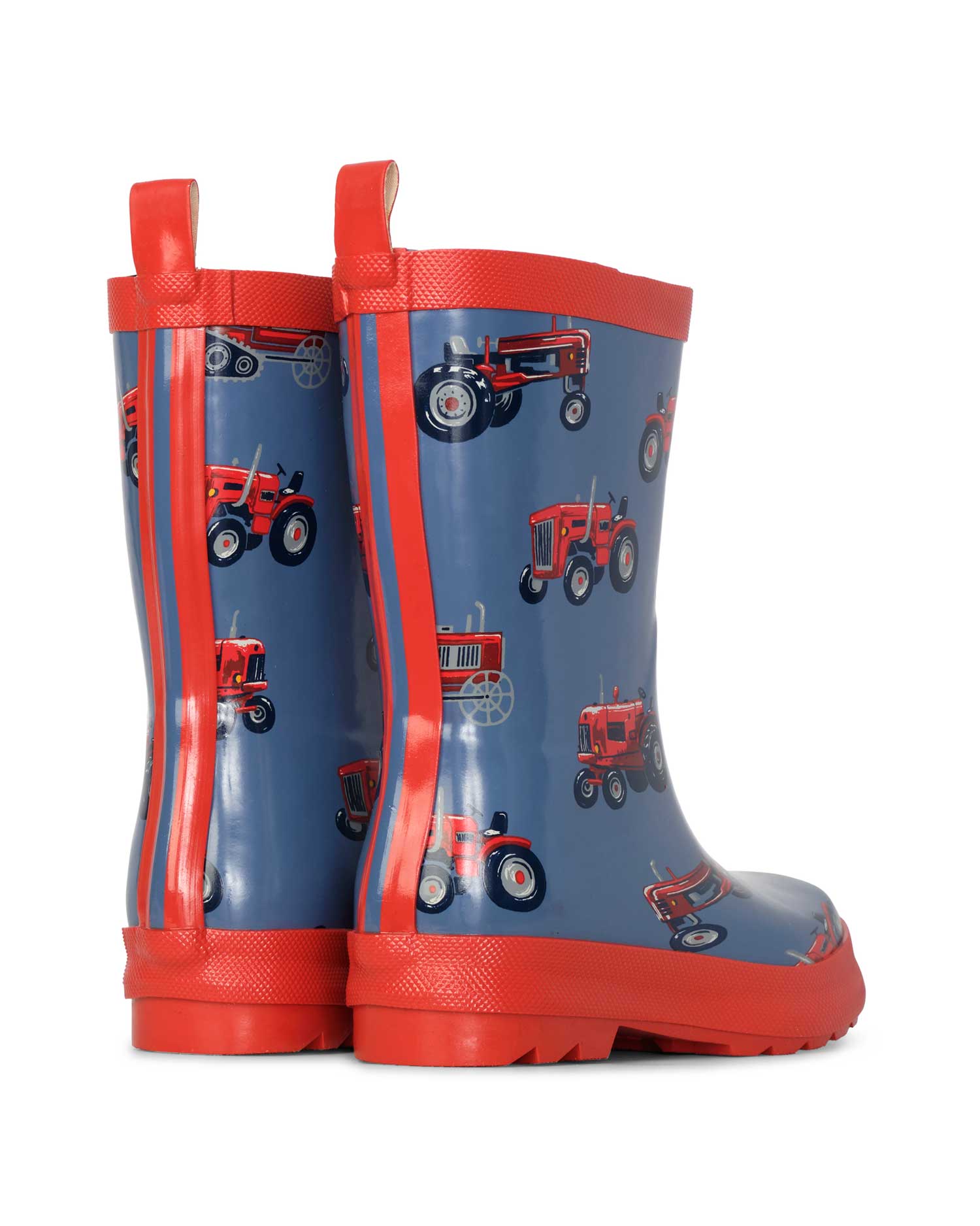 Vintage Tractors Shiny Gumboots 3 | Wellies Online