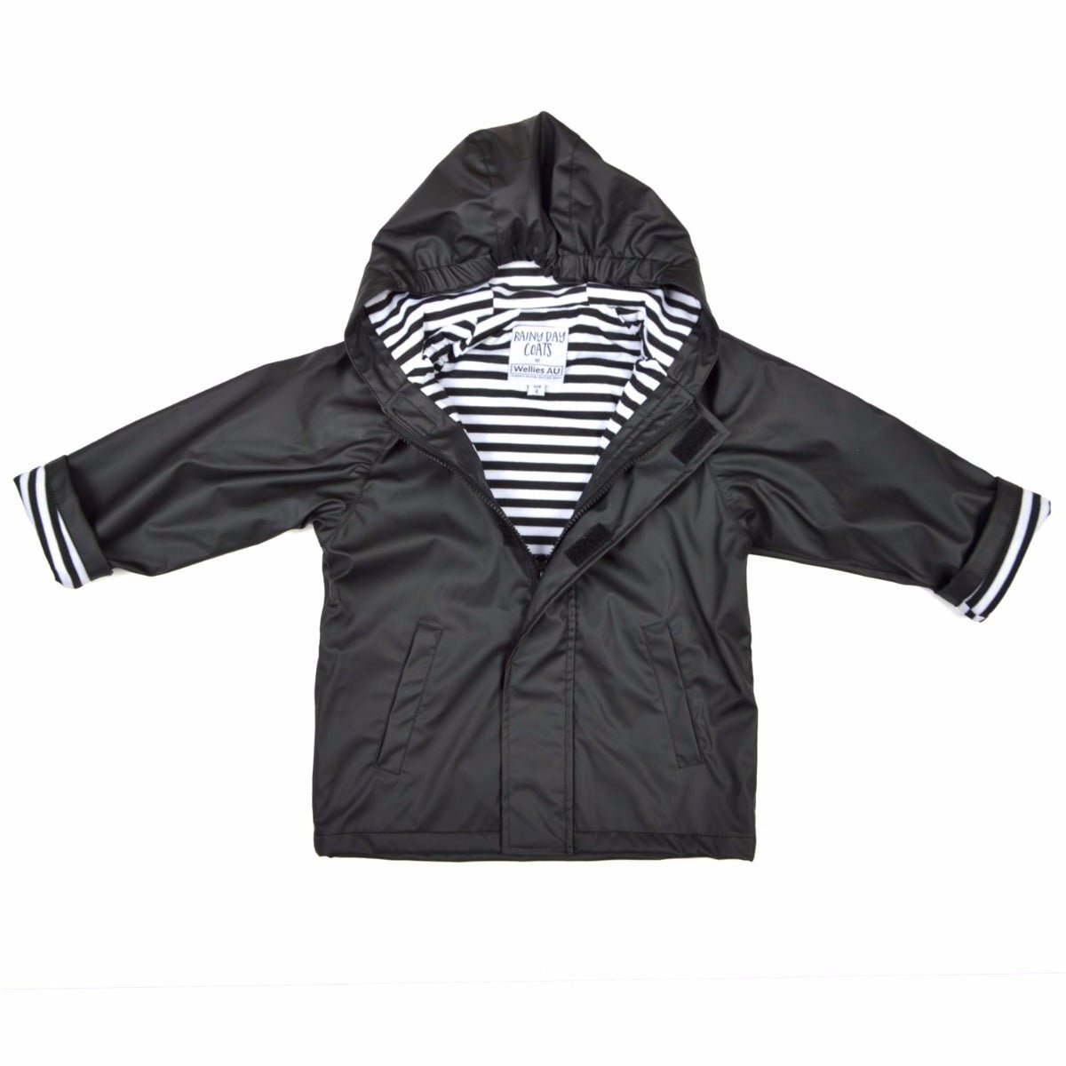 WelliesAU Black Rainy Days Raincoat 5 | Wellies Online