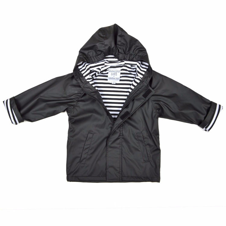 WelliesAU Black Rainy Days Raincoat 5 | Wellies Online