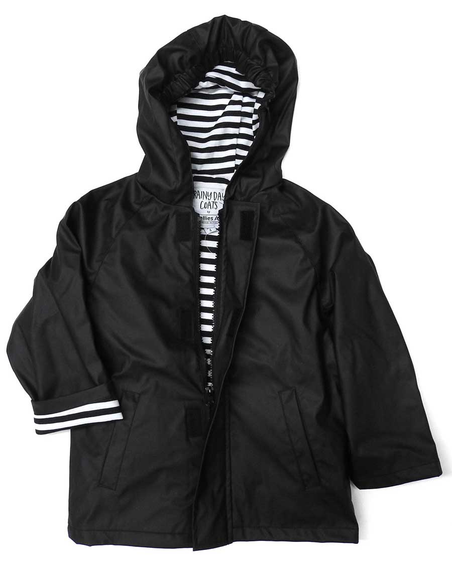WelliesAU Black Rainy Days Raincoat 1 | Wellies Online