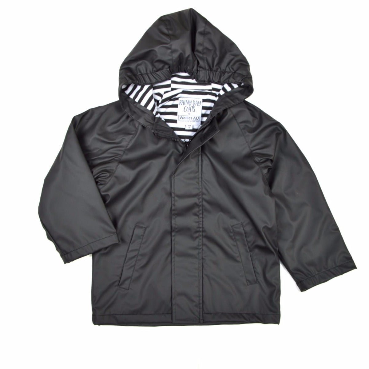 WelliesAU Black Rainy Days Raincoat 3 | Wellies Online