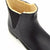 Fleeced V Black Wellies