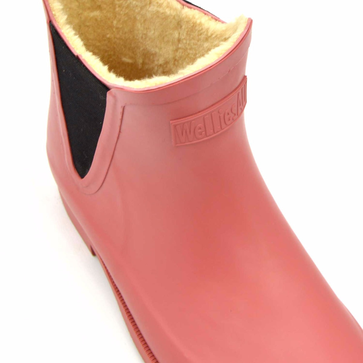 Fleeced V Salmon Wellies