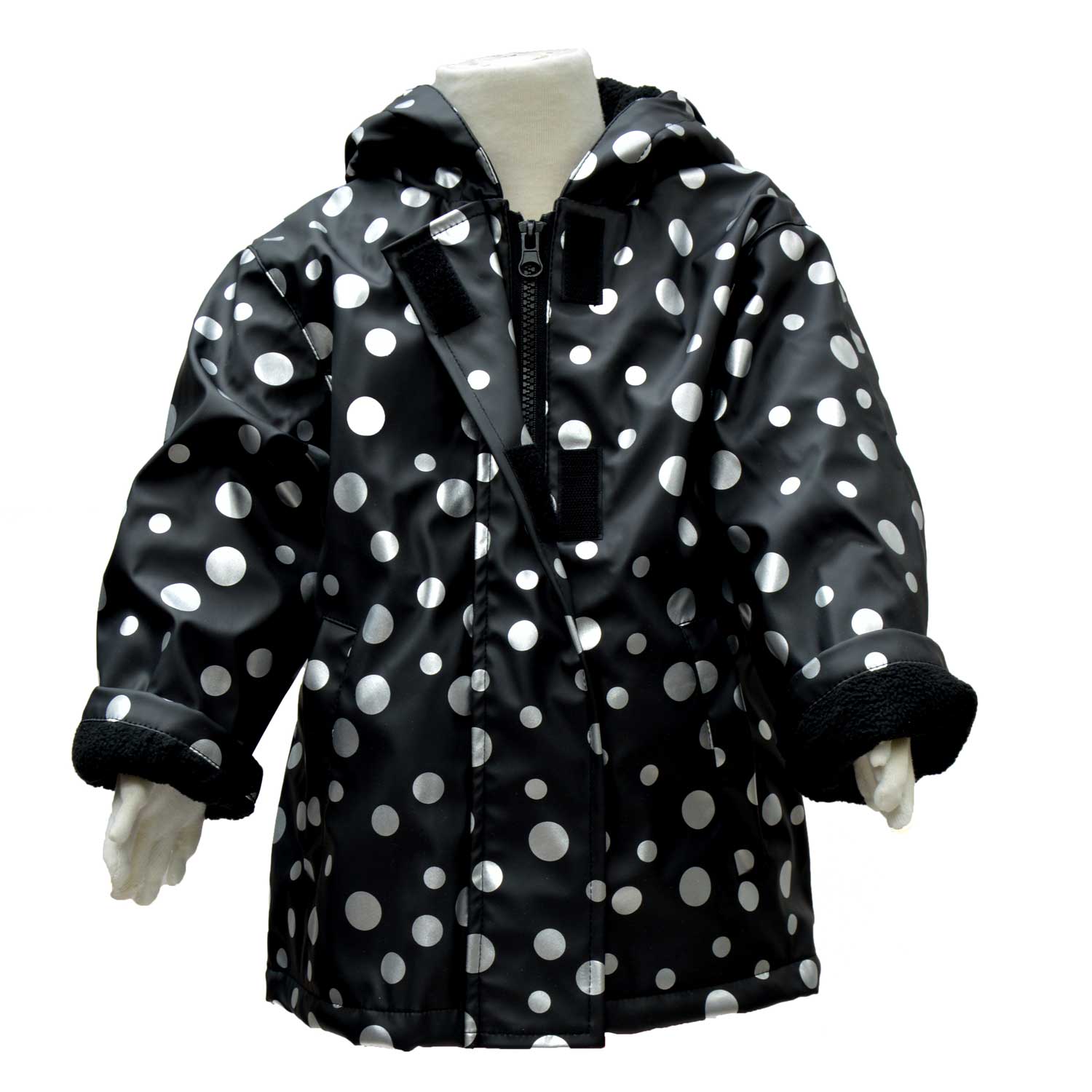 WelliesAU Metallic Spots Rainy Days Raincoat