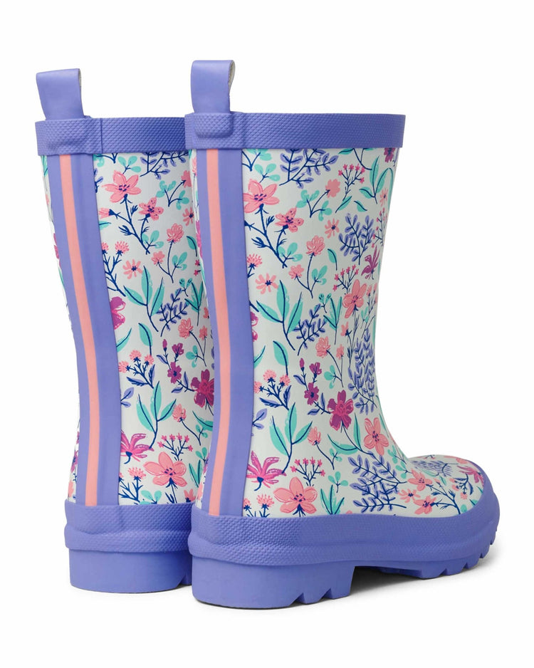 Wild Flowers Matte Gumboots 3 | Wellies Online