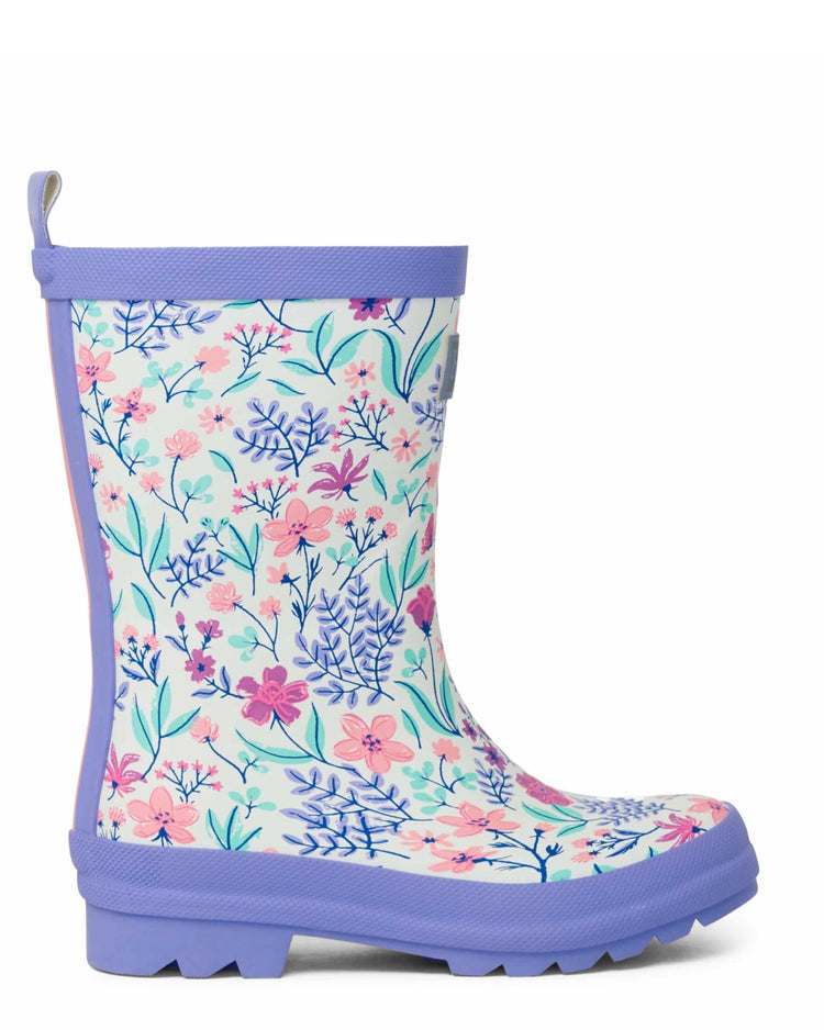 Wild Flowers Matte Gumboots 1 | Wellies Online
