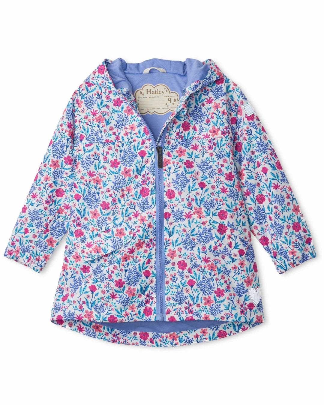 Wild Flowers Microfiber Rain Jacket 1 | Wellies Online