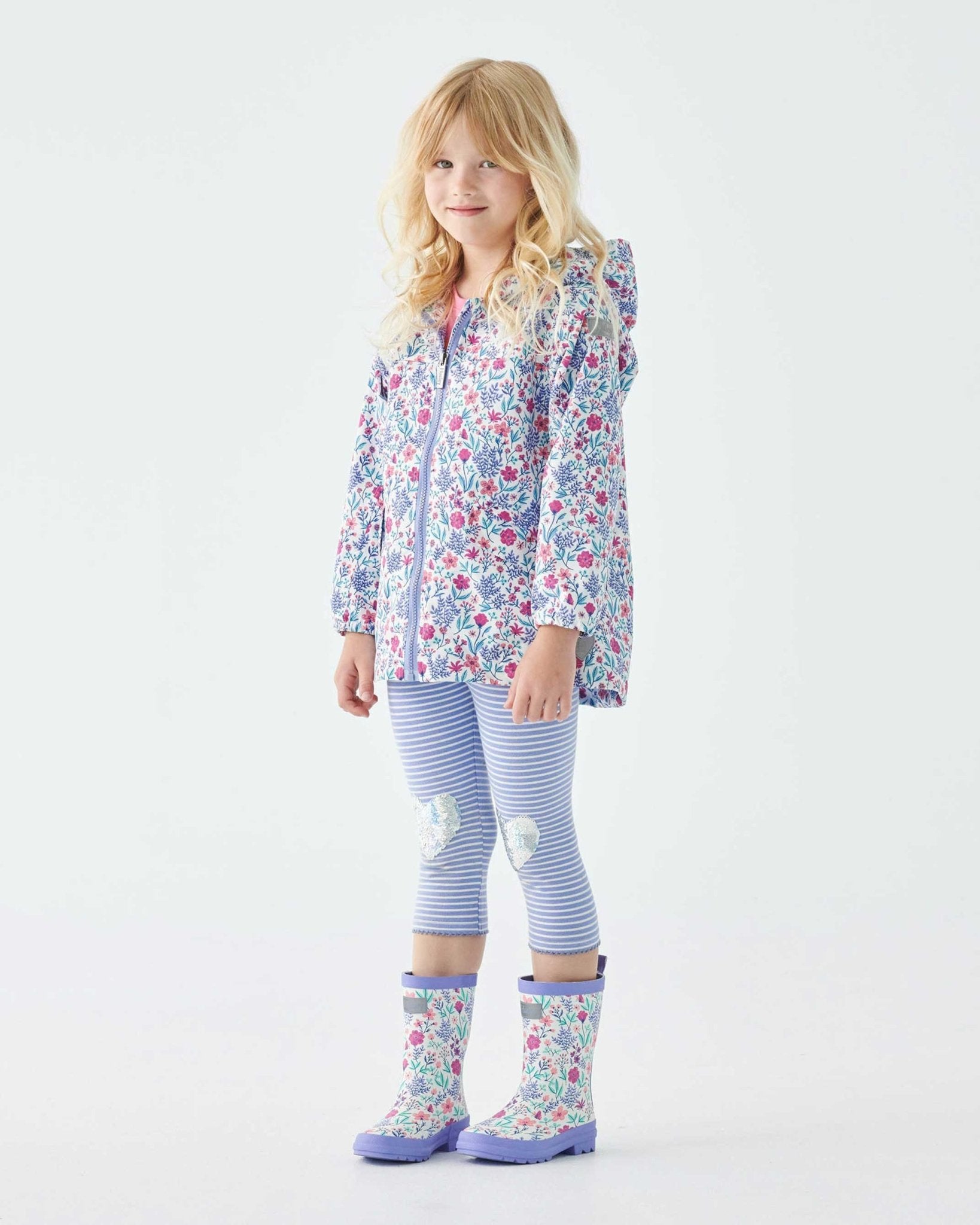 Wild Flowers Microfiber Rain Jacket 3 | Wellies Online