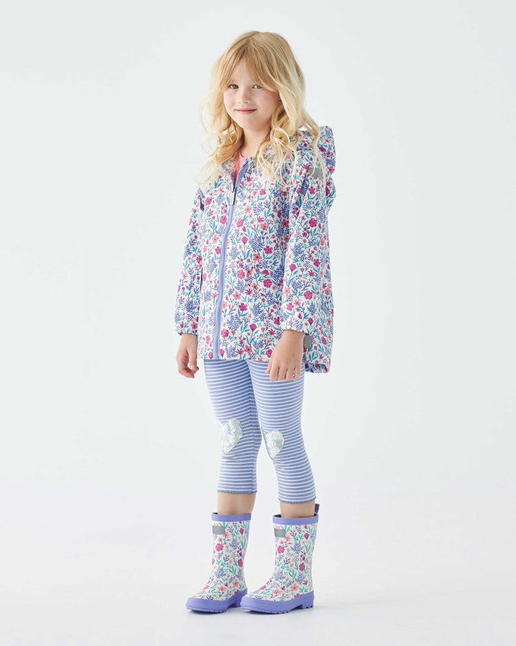 Wild Flowers Microfiber Rain Jacket 3 | Wellies Online