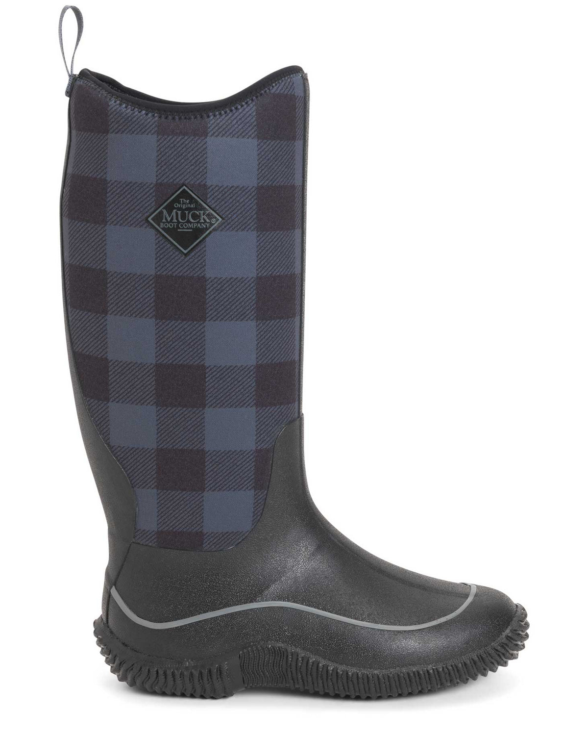 Hale Plaid Tall Gumboots