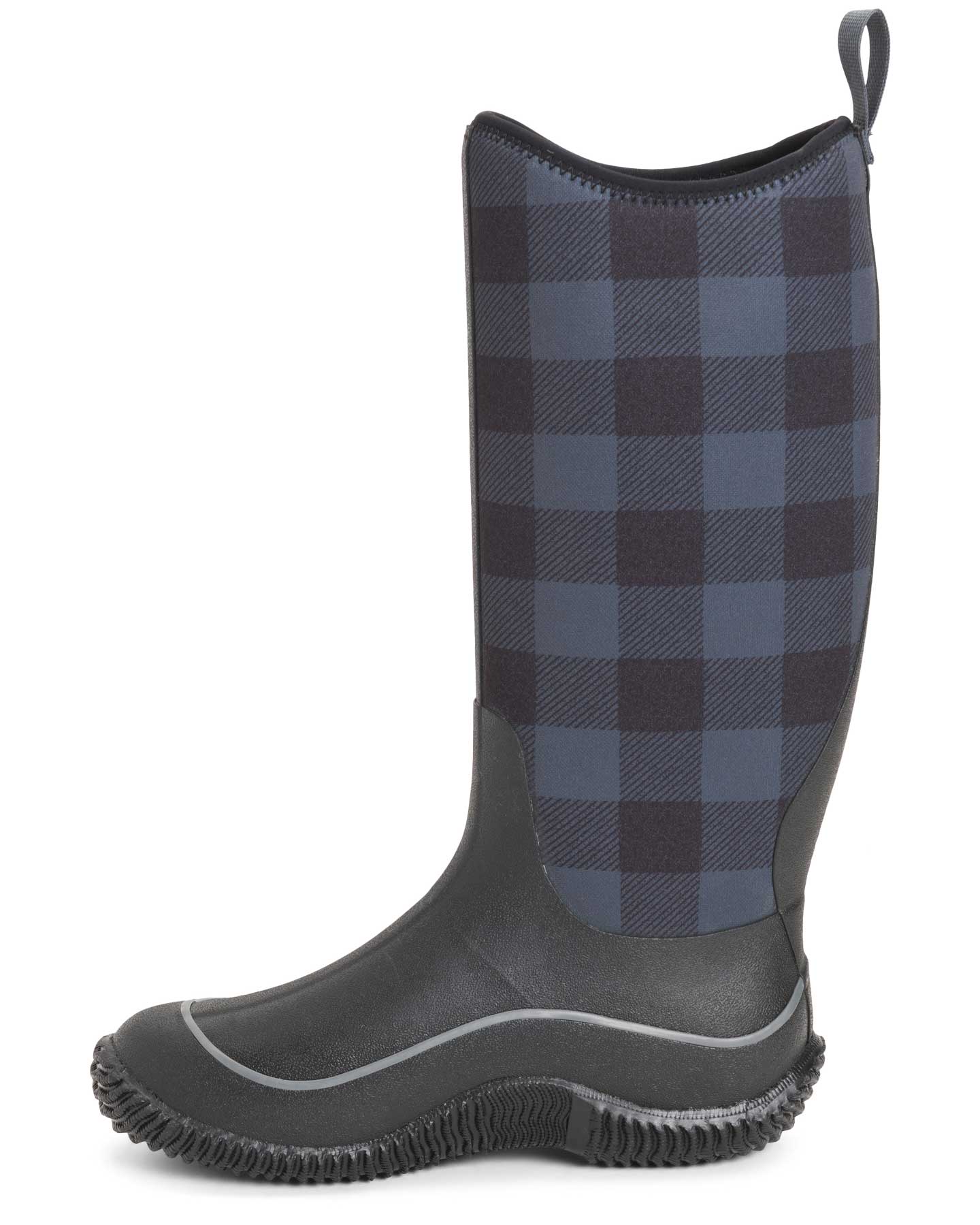 Hale Plaid Tall Gumboots