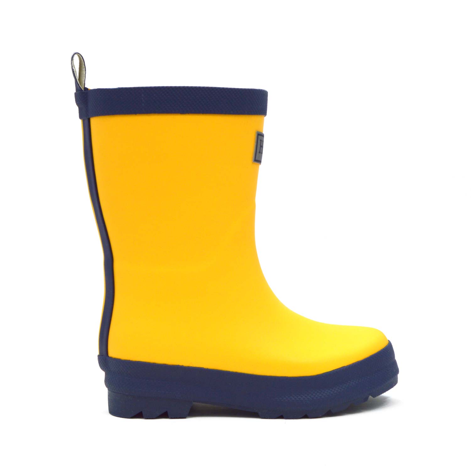 Yellow & Navy Matte Kids Gumboots 2 | Wellies Online