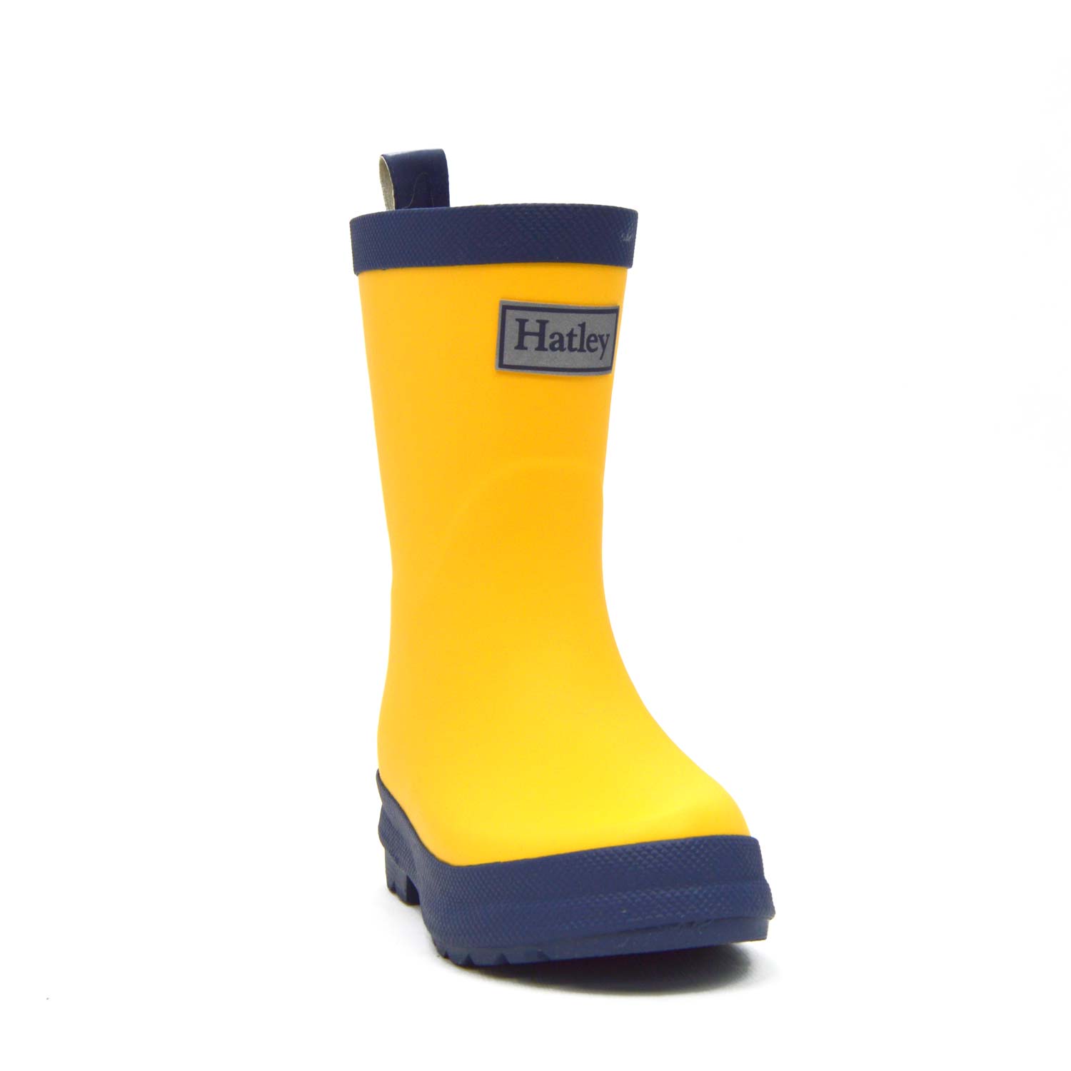 Yellow & Navy Matte Kids Gumboots 7 | Wellies Online