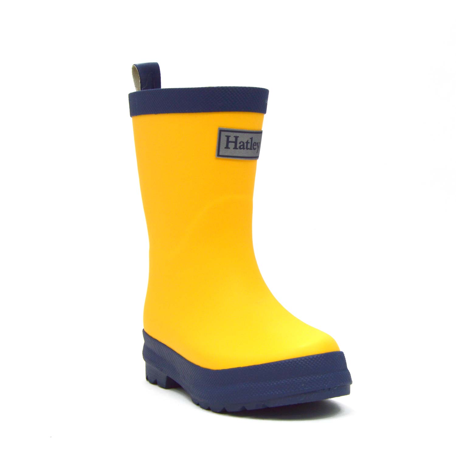 Yellow & Navy Matte Kids Gumboots 6 | Wellies Online