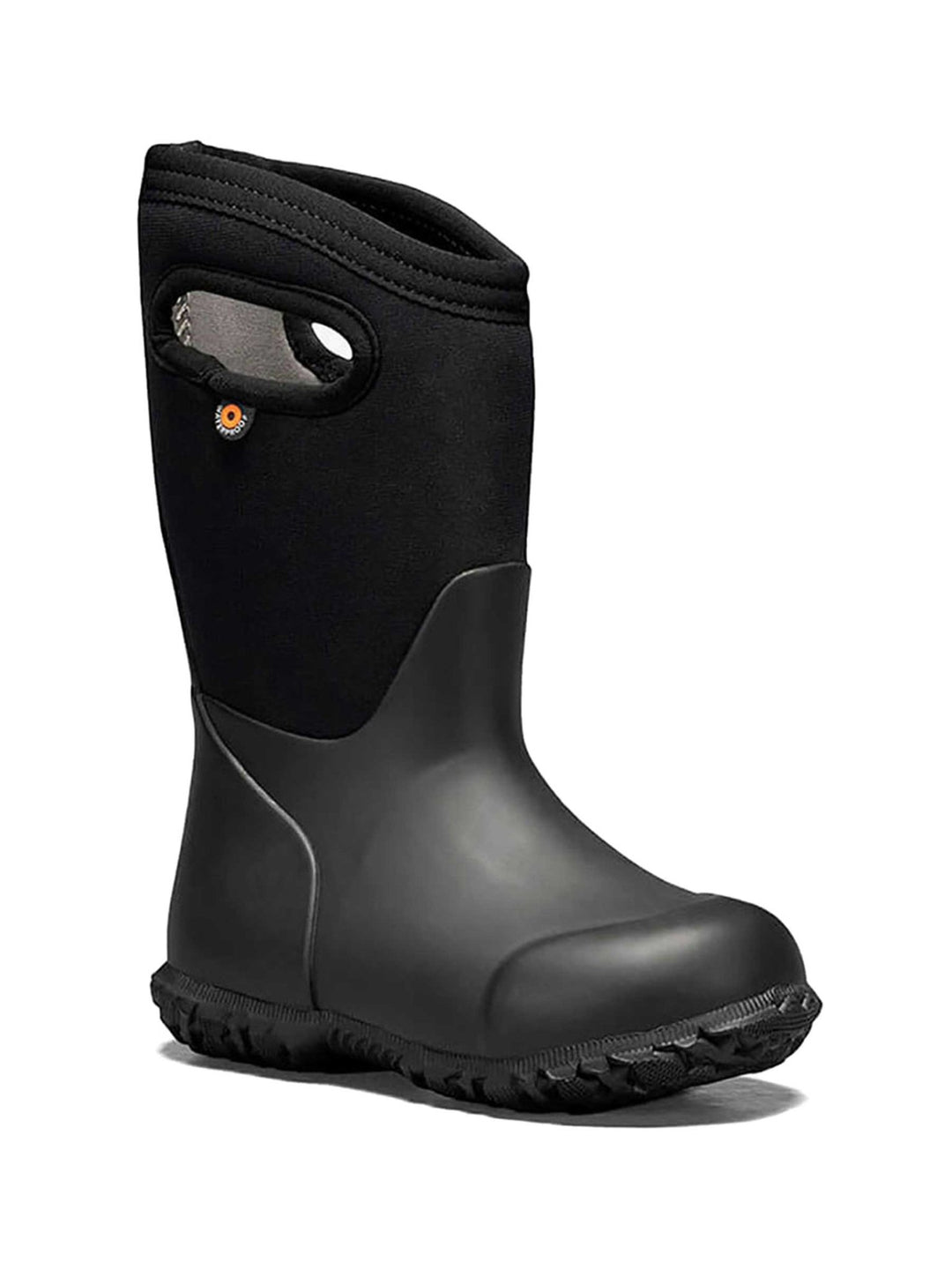 York Solid Black Kids Gumboots 2 | Wellies Online