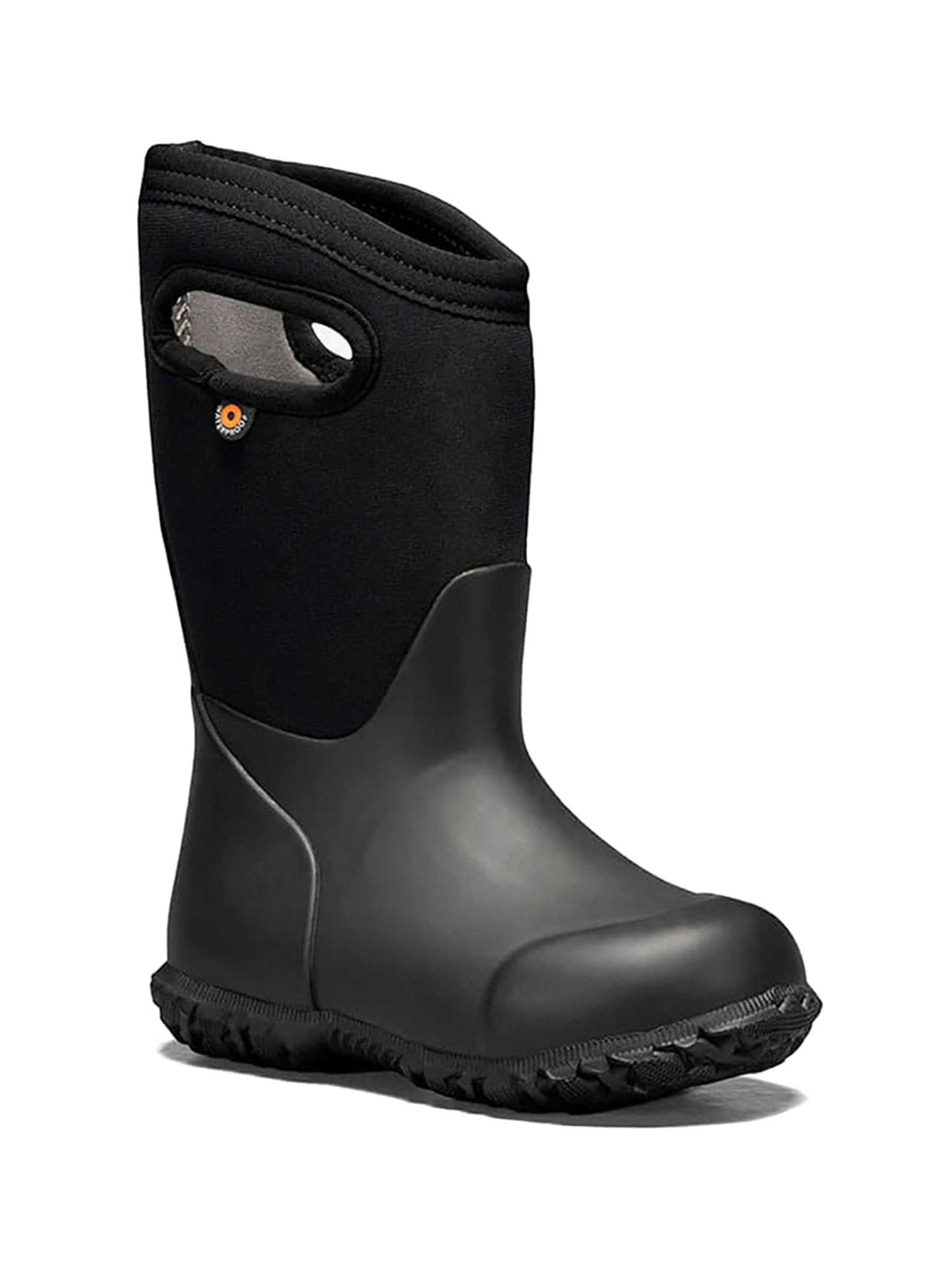 York Solid Black Kids Gumboots 2 | Wellies Online