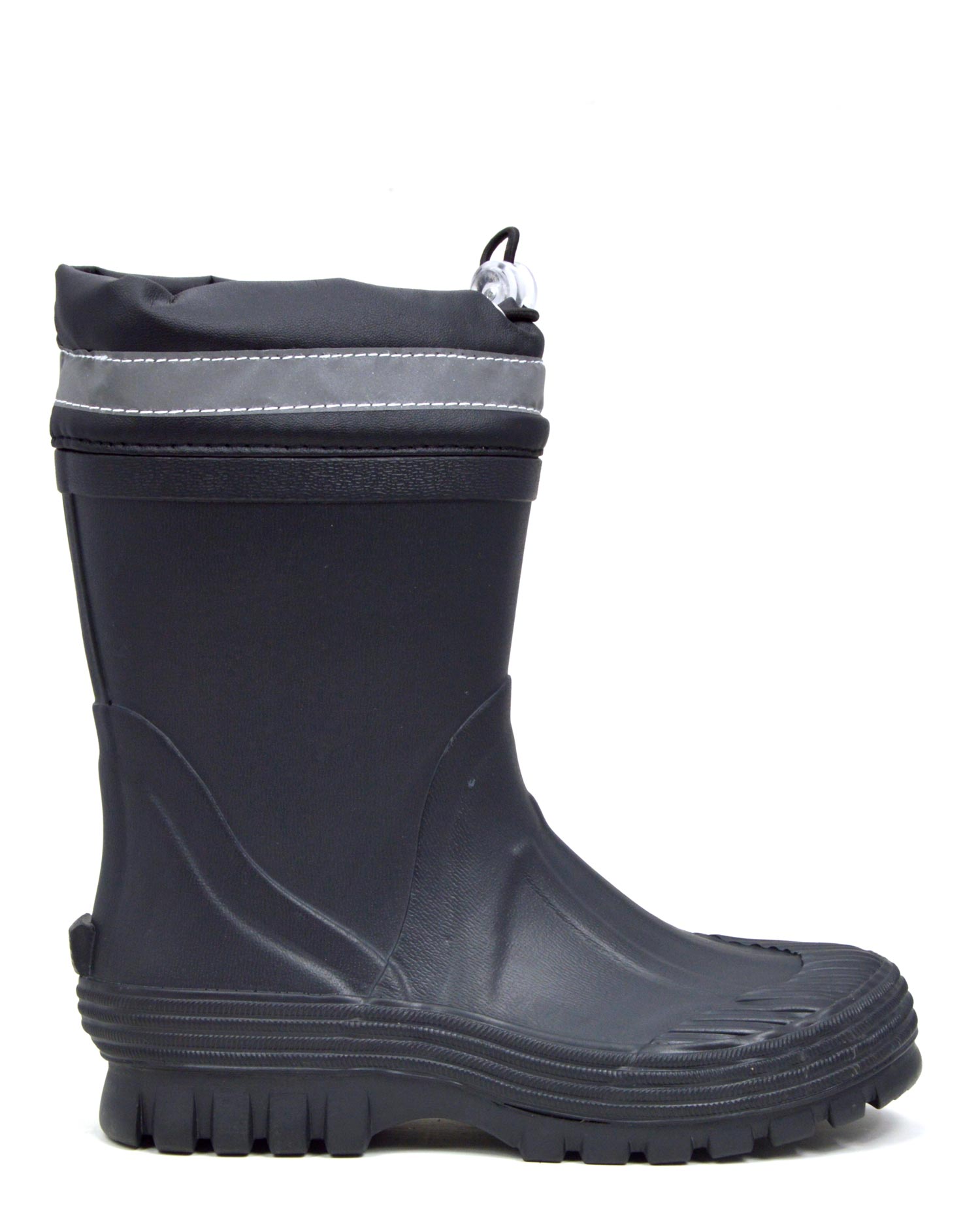 Youth Toggle Black Gumboots