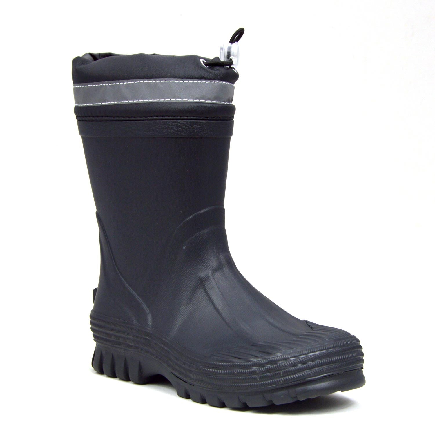 Youth Toggle Black Gumboots 5 | Wellies Online