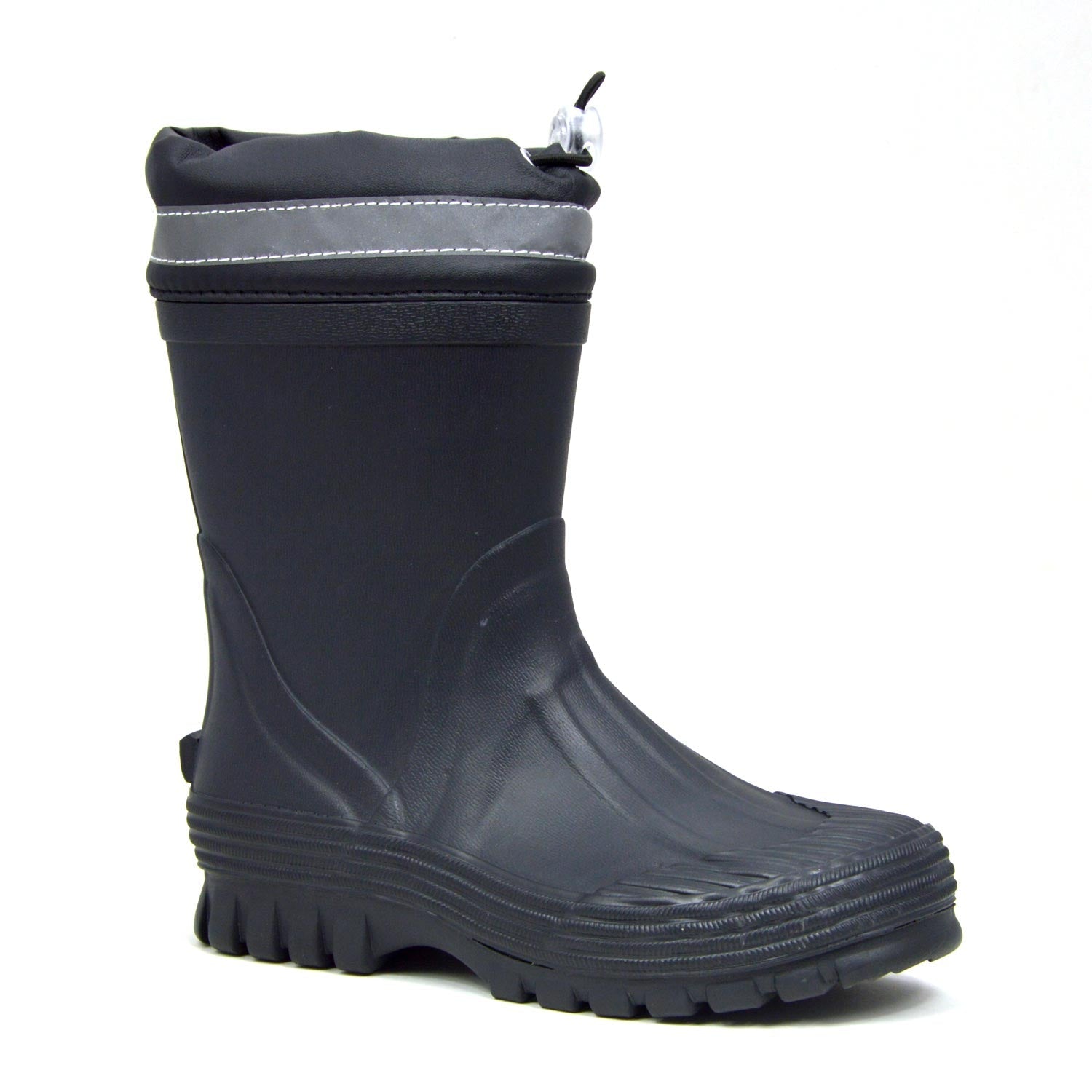 Youth Toggle Black Gumboots 4 | Wellies Online